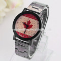 Flag design lover pair couple watches